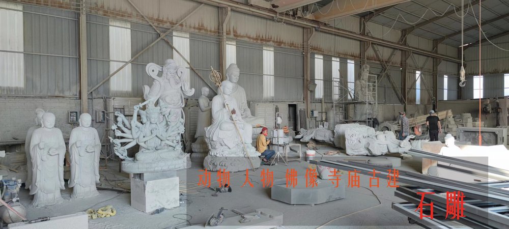 佛像與人物石雕製作