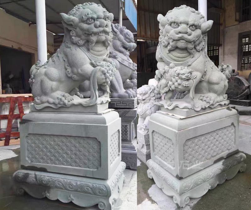 Hewan PenjagaSinga Batu & Simbolis