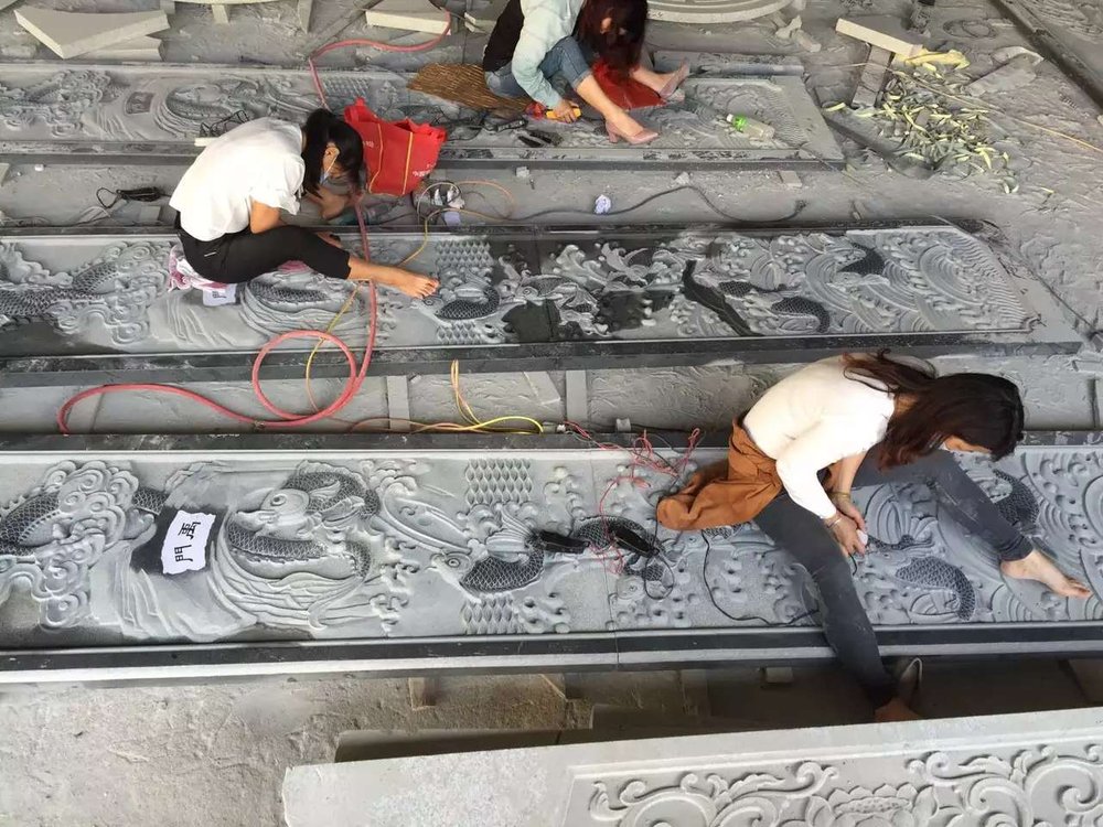 手工修光與紋樣整理